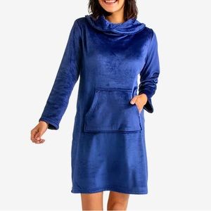 Paddi Murphy Women's Blue Softies Snuggle Stretch Velour Lounger